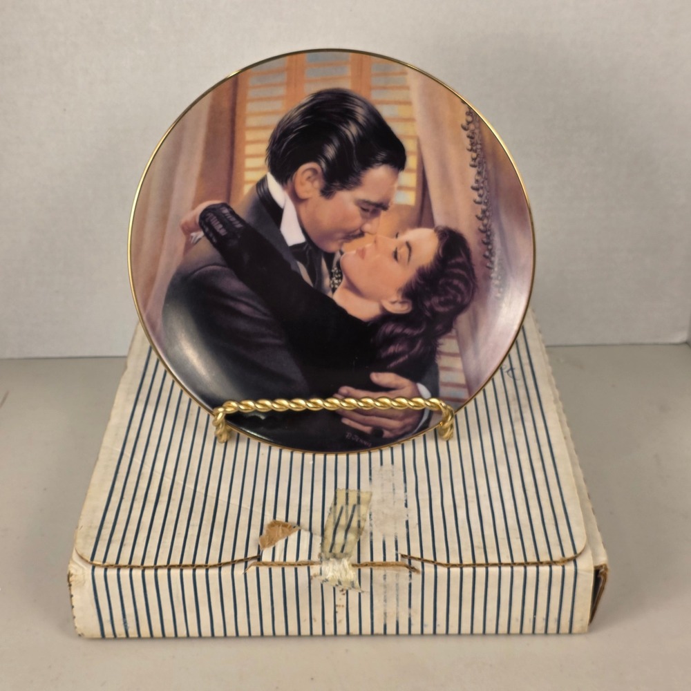 W.S. George Marry Me Scarlett Gone With the Wind Collector Plate Paul Jennis '91